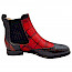 Melvin&Hamilton Selina 29 118968 Damen Bootie in der Farbe turtle black/red, Leder.