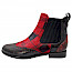 Melvin&Hamilton Selina 29 118968 Damen Bootie in der Farbe turtle black/red, Leder.