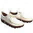 Asportuguesas Shoes Chat P018025015 Damen Schnürer in der Farbe ivory, vegan.