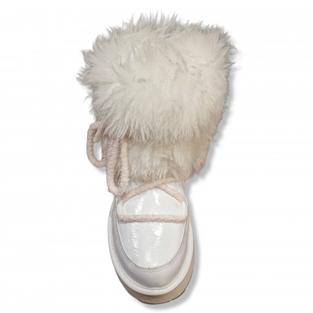 EMU W12812 Blurred Glossy coconut, Leder. EMU W12812 Blurred Glossy coconut, Leder.