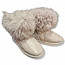 EMU W12598 Teddy Wurren Damen Boots ash (beige), Leder.