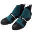 PintoDiBlu 82810 Damen Bootie in der Farbe schwarz/petrol, Leder.