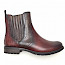 Bugatti Ronja Damen Bootie in der Farbe dunkelrot/reptil, Leder.
