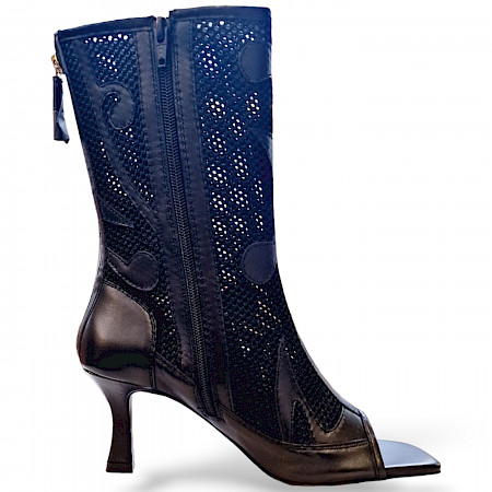 Gerry Weber G19509 Civita 09 Damen Sommer Stiefelette in schwarz. Gerry Weber G19509 Civita 09 Damen Sommer Stiefelette in schwarz.