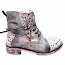 Kristofer 2107 weiß/punkte/grau Damen Boot