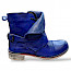 Kristofer 2106 royalblau mit Schnalle D. Boot, kassedy schuhe, damen boot, boots, winterschuhe