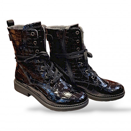 Jana Shoes 8-25264-41 in schwarz croco D.Boots H213. Damen boots, boots vegan Jana Shoes 8-25264-41 in schwarz croco D.Boots H213. Damen boots, boots vegan