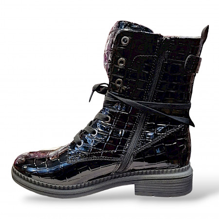 Jana Shoes 8-25264-41 in schwarz croco D.Boots H213. Damen boots, boots vegan Jana Shoes 8-25264-41 in schwarz croco D.Boots H213. Damen boots, boots vegan