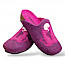 Bio Natura 12GAT20-I-FDJEPR in lila/pink D.HausschuhBionatura    - Pantoffelschlappe - Bionatura Hausschuh aus Kunstpelz und anatomisch geformtem,  Fußbett. Italienisches Produkt. Gehe zu diesem Link und wir zeigen Dir unsre Hausschuhe.