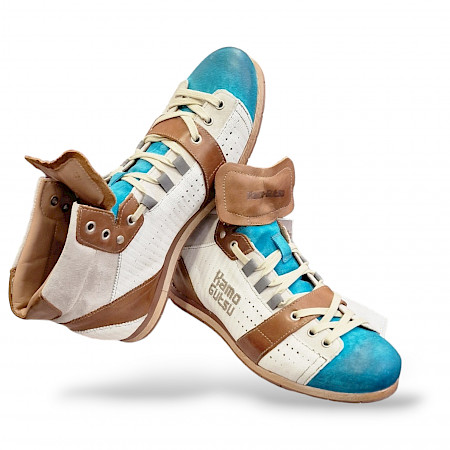 Kamo-Gutsu Tifo 105 in turchese/bianco H.Boots F24. kassey.de , oldenburg KI Kamo-Gutsu Tifo 105 in turchese/bianco H.Boots F24. kassey.de , oldenburg KI