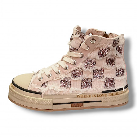 Rebecca White X51-7 in nude D.Sommer Boots F24 ,chucks, damen chucks, leder Rebecca White X51-7 in nude D.Sommer Boots F24 ,chucks, damen chucks, leder
