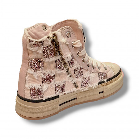 Rebecca White X51-7 in nude D.Sommer Boots F24 ,chucks, damen chucks, leder Rebecca White X51-7 in nude D.Sommer Boots F24 ,chucks, damen chucks, leder
