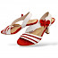 PintoDiBlu 64520-00 237 in weiß rot Sommer Sandalette S24. kassedy.de oldenburg