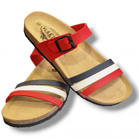 Plakton 185862 in rot/weiß/navy D.Pantolette S24. Kassedy oldenburg, kassedy.de Plakton 185862 in rot/weiß/navy D.Pantolette S24. Kassedy oldenburg, kassedy.de