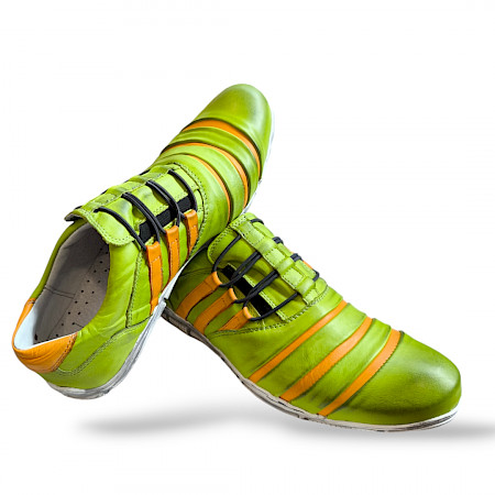 Kristofer 215 in hellgrün/orange Slipper Kristofer 215 in hellgrün/orange Slipper