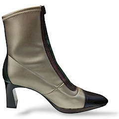 Hispanitas CHI243714 in silber/grün/bordo Stiefelette