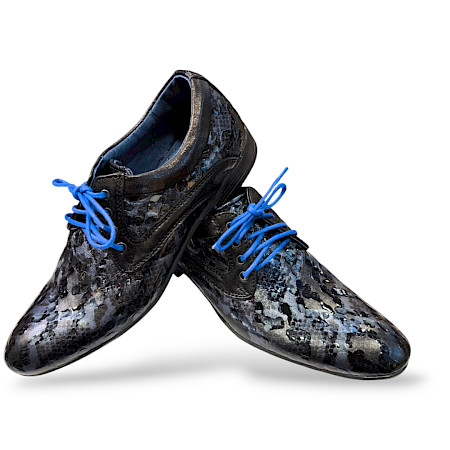 Kristofer 1412 in schwarz/blau/3D optik Schnürer Kristofer 1412 in schwarz/blau/3D optik Schnürer