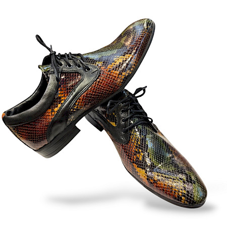 Kristofer 1412 in rotbraun/grün/reptil H.Schnürer Kristofer 1412 in rotbraun/grün/reptil H.Schnürer