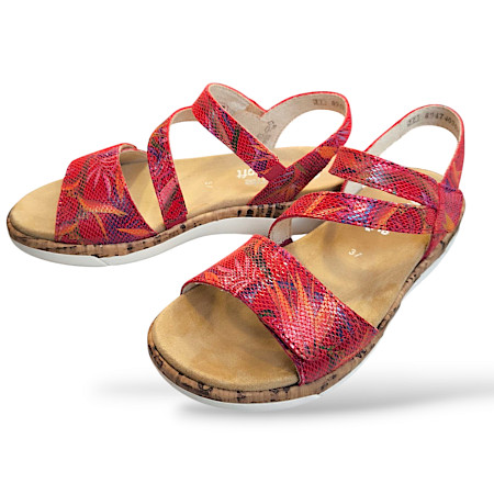 Remonte R6860-90, Remonte Sandalette rot, Remonte Sandalette Damen, Remonte Schuhe Leder, Sandaletten mit Klettverschluss, bequeme Damensandalen, Sandalen mit herausnehmbarer Einlegesohle, rote... Remonte R6860-90, Remonte Sandalette rot, Remonte Sandalette Damen, Remonte Schuhe Leder, Sandaletten mit Klettverschluss, bequeme Damensandalen, Sandalen mit herausnehmbarer Einlegesohle, rote...