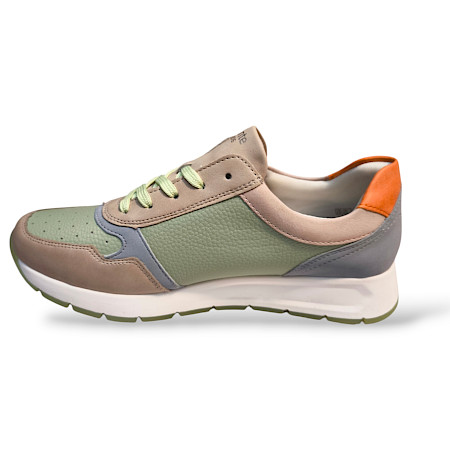 Remonte D2G00-52 Sneaker in Grün/Kombi – Komfort trifft Stil Remonte D2G00-52 Sneaker in Grün/Kombi – Komfort trifft Stil