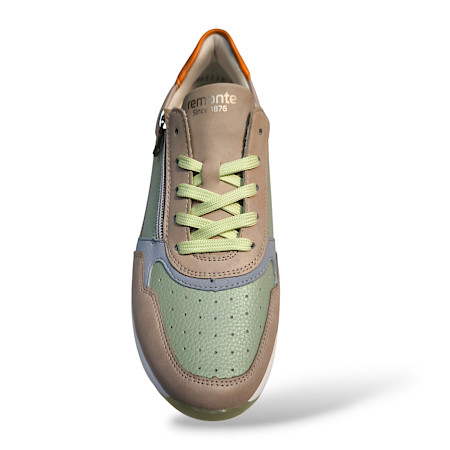 Remonte D2G00-52 Sneaker in Grün/Kombi – Komfort trifft Stil Remonte D2G00-52 Sneaker in Grün/Kombi – Komfort trifft Stil