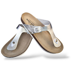 Josef Seibel Hermine 02 silber, Flip Flop Damen bequem, Flip Flop mit weichem Zehensteg, orthopädischer Flip Flop Damen, Josef Seibel Zehentrenner kaufen, Damen Flip Flop Übergrößen, silberner Sommerschuh Damen, bequemer Flip Flop mit Fußbett, Josef Seibel Sandalen online kaufen, Flip Flop für empfindliche Füße ?☀️???