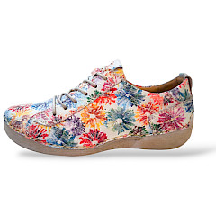 Josef Seibel Fergey 56, weiß multi Schnürer, Leder Sommerschuhe, leichte Schnürer, bequeme Schuhe, atmungsaktive Sommer Schuhe, austauschbare Einlegesohle, Männer Sommerschuhe, trendige Leder Schnürer, komfortabler Schuh für den Sommer.