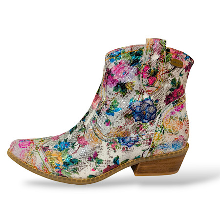 Laura Vita Hicnio 0121 in blanc Damen Stiefelette Laura Vita Hicnio 0121 in blanc Damen Stiefelette