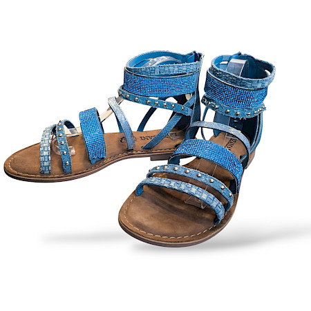 Lazamani Sandalette, Lazamani LA75031, Sandalette Denim, Pokahontas Sandale Damen, Sommerschuhe Damen weit, bequeme Sandalette Damen, Sandalette mit Gummizug, offene Sandalen Damen, stylische... Lazamani Sandalette, Lazamani LA75031, Sandalette Denim, Pokahontas Sandale Damen, Sommerschuhe Damen weit, bequeme Sandalette Damen, Sandalette mit Gummizug, offene Sandalen Damen, stylische...