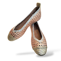 Lazamani LA33481, Ballerina peach Damen, geflochtener Ballerina Leder, Damen Ballerinas Vollleder, bequemer Ballerina Sommer, Ballerinas 2025 Damen, Sommerschuhe Ballerina Damen, Lazamani Schuhe Damen, Lederballerina peach, Damen Ballerinas weich, Ballerina aus Flechtleder, peachfarbene Ballerina kaufen, Kassedy Damenschuhe online, stylische Ballerinas Damen, bequeme Lederschuhe Damen