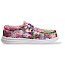 Fusion Emma Vangogh, Schnürer Faded Red, Sommer Schnürer, luftiges Material, Korkeinlegesohle, austauschbare Einlegesohle, bequeme Sommerschuhe, trendige Schuhe, bequeme Schuhe, modische Schnürer, Sommermode, Damen Sneakers, leichte Schuhe für den Sommer.