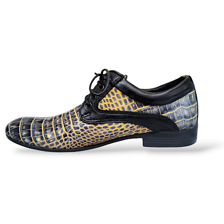 Kristofer 1412 in gelb/schwarz/reptil H.Schnürer Kristofer 1412 in gelb/schwarz/reptil H.Schnürer