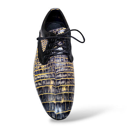 Kristofer 1412 in gelb/schwarz/reptil H.Schnürer Kristofer 1412 in gelb/schwarz/reptil H.Schnürer