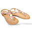 2GO Zehensteg Sandalette rot gold, Damen Sommerschuhe leicht bequem, Zehentrenner Stoff rot, 2GO Sandalen online kaufen, leichte Zehenstegsandalen Damen, stylische Sandalette Sommer 2025, Kassedy Schuhe Damen, bequeme Sommerschuhe, Sommer Sandalen rot gold, luftige Zehentrenner Damen