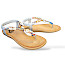 2GO Zehensteg Sandalette silber weiß, Damen Sommerschuhe leicht, bequeme Zehentrenner Stoff, 2GO Sandalen online kaufen, leichte Zehensteg Sandalen Damen, stylische Sandalette silber, Kassedy Schuhe Damen, weiche Sommerschuhe, Sommertrend 2025 Schuhe Damen, bequeme Zehenstegsandalen EAN Code: 4065987045150