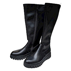TT Bagatt AO136 Stiefel kaufen, Stretch Lederimitat Knee Boot schwarz, Memory Cushion Boots Damen, hochwertige Stiefel online Kassedy