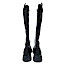 TT Bagatt AO136 Stiefel kaufen, Stretch Lederimitat Knee Boot schwarz, Memory Cushion Boots Damen, hochwertige Stiefel online Kassedy