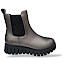 Chelsea Boots Damen Leder dunkelgrau, TT Bagatt AO132 Chelsea Boot, schwarze Chelsea Boots mit Stretch, Damen Stiefeletten Lederimitat, elegante Herbstschuhe Damen, Kassedy Online Shop Schuhe Damen, bequeme Chelsea Boots Damen kaufen