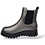 Chelsea Boots Damen Leder dunkelgrau, TT Bagatt AO132 Chelsea Boot, schwarze Chelsea Boots mit Stretch, Damen Stiefeletten Lederimitat, elegante Herbstschuhe Damen, Kassedy Online Shop Schuhe Damen, bequeme Chelsea Boots Damen kaufen