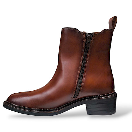 TT Bagatt AUG31 Damen Chelsea Boots Cognac Dunkelbraun kaufen, Echtleder Stiefelette weich, Microfaser Futter, bequemer Absatz TT Bagatt AUG31 Damen Chelsea Boots Cognac Dunkelbraun kaufen, Echtleder Stiefelette weich, Microfaser Futter, bequemer Absatz