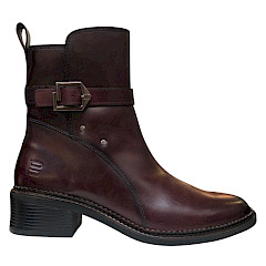 TT.BAGATT AUG30 Bordo Boots, Damen Boots Rindleder, Microfaser Boots Bordeaux, rückenschonende Damen Boots, Kassedy.de Damen Schuhe