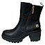 TT Bagatt AMG38 Damen Boots in Schwarz ? – Premium Lederimitat, atmungsaktiv & stylisch mit 3,5 cm Absatz. Jetzt bei Kassedy.de entdecken & bestellen!