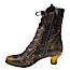 Simen 7829A gelb Stiefelette, gelbe Damen Stiefeletten Leder, barockstil Boot gelb, Simen Stiefeletten kaufen Kassedy