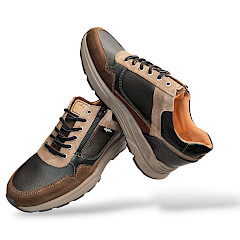 Australian 15.1639.03-AHC Herren Trekking Sneaker schwarz kaufen, stabiler Herrenschuh Leder Portugal, Allrounder Sneaker robust, Outdoor Sneaker Herren Vollleder