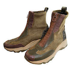 Hispanitas Nepal Army Bolero Damen Boots, Leder Boots mit Stretch Damen, exklusive Stiefeletten Spanien, Damen Boots mit Wechselfußbett online kaufen.
