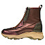 Hispanitas Nepal Damen Boot Wine Army, Leder Boot mit Stretch und Zip, exklusive Stiefel aus Spanien, hochwertige Damenboots online kaufen Kassedy