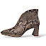 Hispanitas Atlanta Damen Stiefelette, Leder Stiefelette Reptiloptik, Anaconda Boots Damen, elegante Stiefelette mit Absatz, Kassedy Schuhe online kaufen, bequeme Damen-Stiefelette Leder