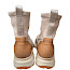 Hispanitas Nepal Damen Stiefelette, creme Velours Boots, Leder Boots Damen breathable lining, bequeme Damen-Stiefeletten Kassedy