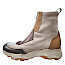 Hispanitas Nepal Damen Stiefelette, creme Velours Boots, Leder Boots Damen breathable lining, bequeme Damen-Stiefeletten Kassedy