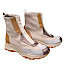 Hispanitas Nepal Damen Stiefelette, creme Velours Boots, Leder Boots Damen breathable lining, bequeme Damen-Stiefeletten Kassedy